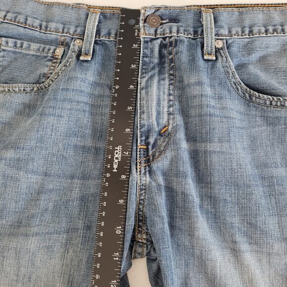 Levi's 527 Bootcut Jeans Men 32x30* Medium Wash Front Whiskering - Picture 6 of 10